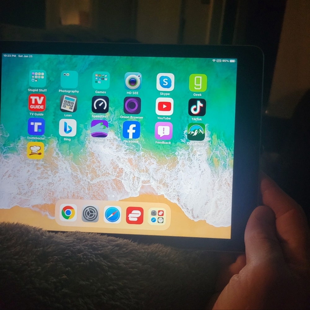 IPad with tic toc